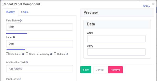 Data repeat